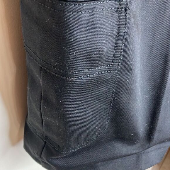 EDWARDS 12 Black Unisex Cargo Poly Cotton Utility Shorts - Picture 6 of 10